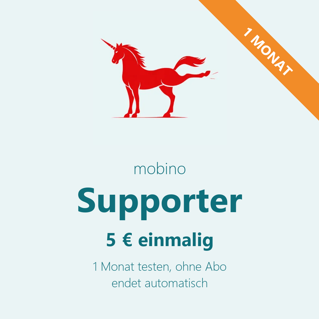 mobino Supporter | 1 Monat (Einmalkauf)
