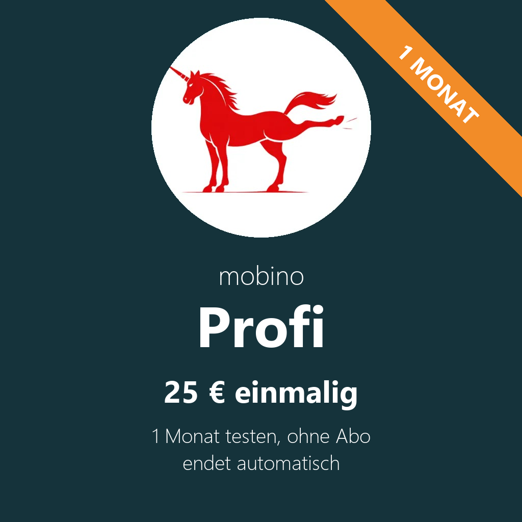 mobino Profi | 1 Monat (Einmalkauf)