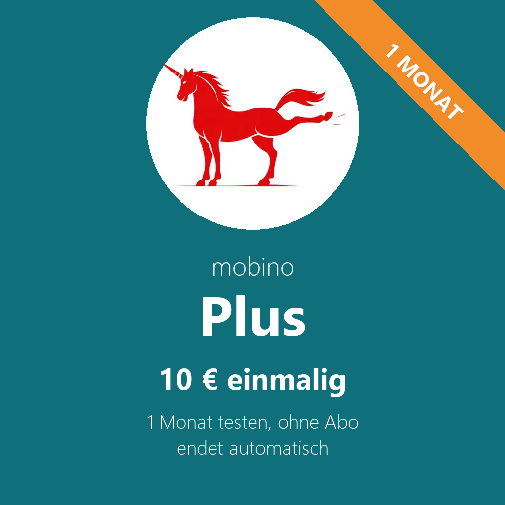 mobino Plus | 1 Monat (Einmalkauf)